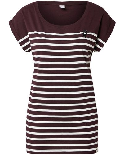 Iriedaily Shirt 'cat stripe' - Rot