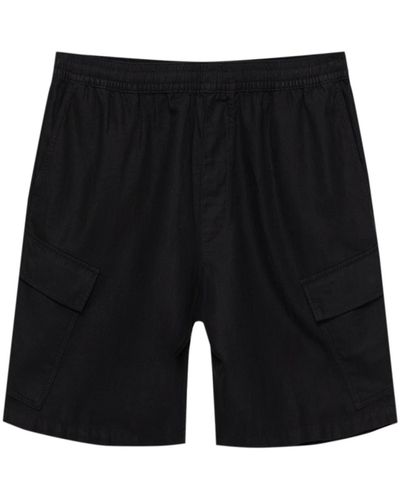 Pull&Bear Shorts - Schwarz