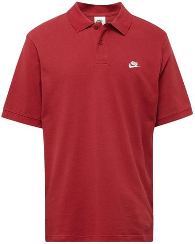Nike Poloshirt 'club' - Rot
