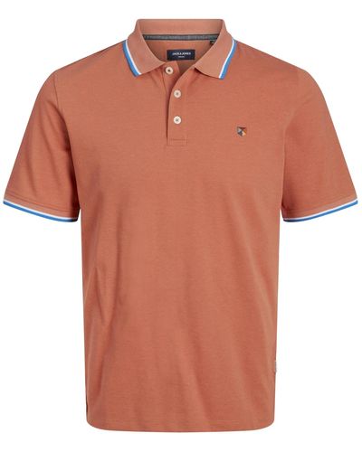 Jack & Jones T-Shirt Bluwin (1-tlg) Weiteres Detail - Orange