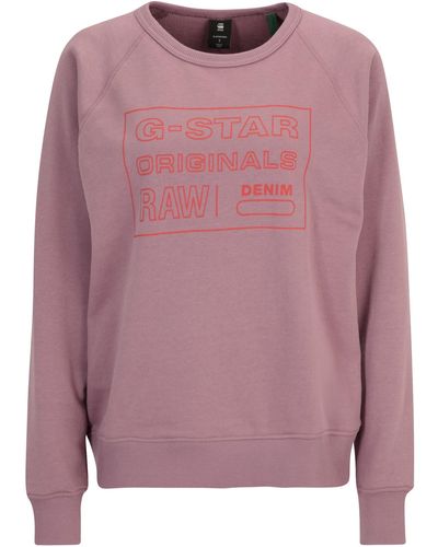 G-Star RAW Sweatshirt - Pink