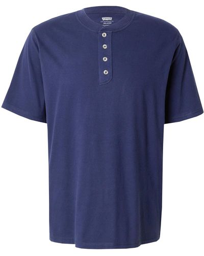 Levi's T-shirt 'naval acade' - Blau