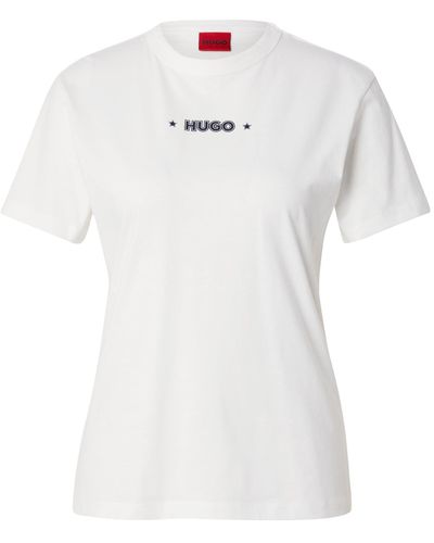 HUGO T-shirt 'damacia 1' - Weiß