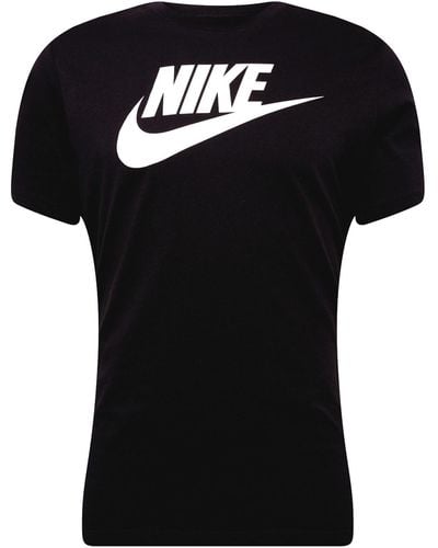 Nike T-shirt 'icon futura' - Schwarz