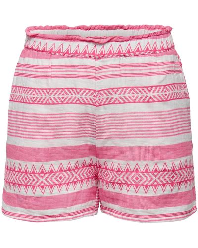 ONLY Shorts 'nora' - Pink