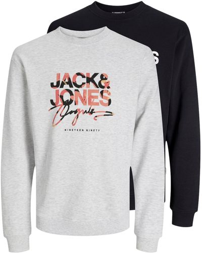 Jack & Jones Sweatshirt 'aruba' - Grau