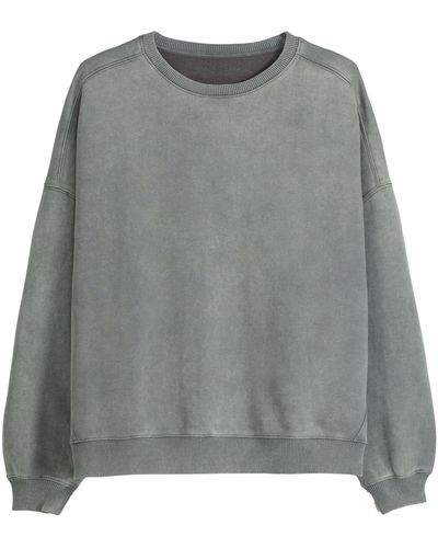 Bershka Sweatshirt - Grau
