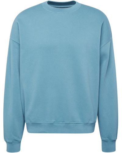 Abercrombie & Fitch Sweatshirt 'essential' - Blau