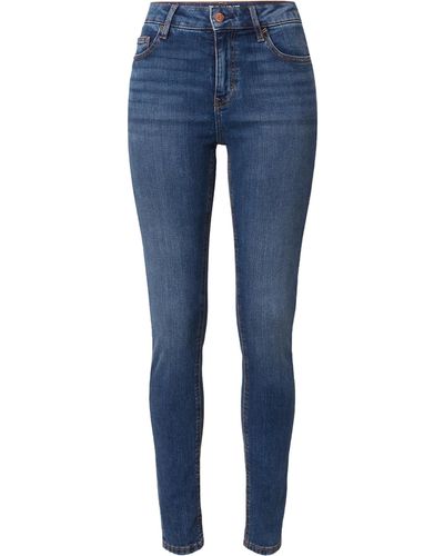 Esprit High-waist-Jeans (1-tlg) Plain/ohne Details - Blau