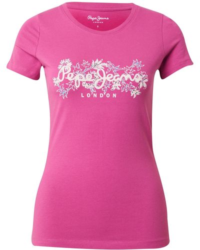 Pepe Jeans T-shirt 'korina' - Pink
