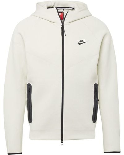 Nike Sweatjacke 'tch flc' - Weiß