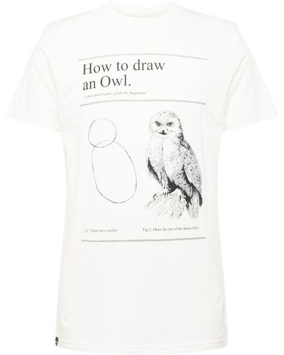 Dedicated T-shirt 'stockholm how to draw an owl' - Weiß