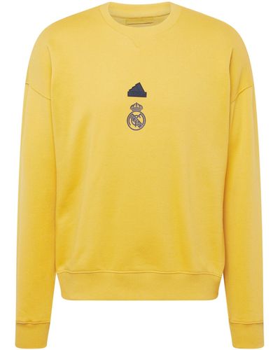 adidas Sportsweatshirt 'real' - Gelb