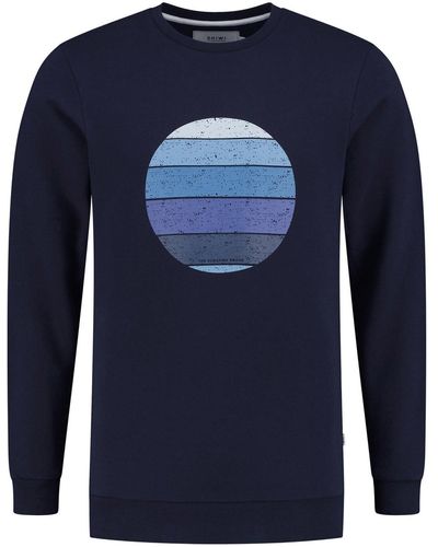 Shiwi Sweatshirt 'sunset shades' - Blau