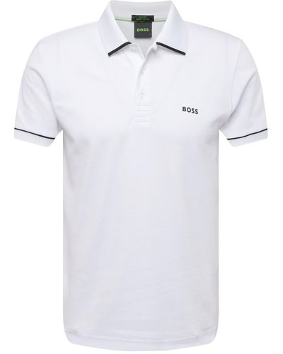 BOSS Poloshirt 'paule' - Weiß
