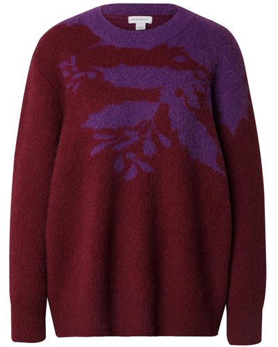 Warehouse Pullover 'holly christmas' - Lila