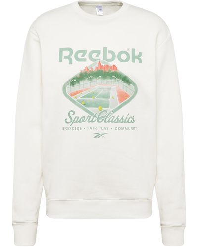 Reebok Sweatshirt 'classic court sport' - Weiß