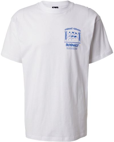 Iriedaily T-shirt 'gourmet express' - Weiß
