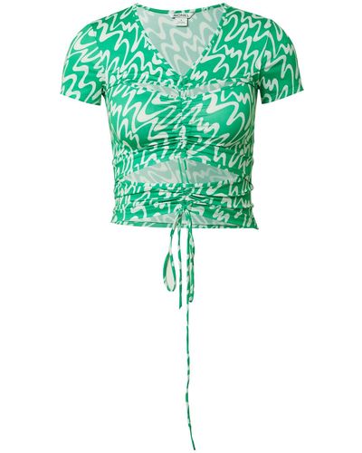 Monki Shirt 'holly' - Grün