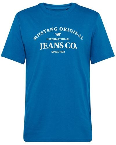 Mustang T-shirt 'austin' - Blau