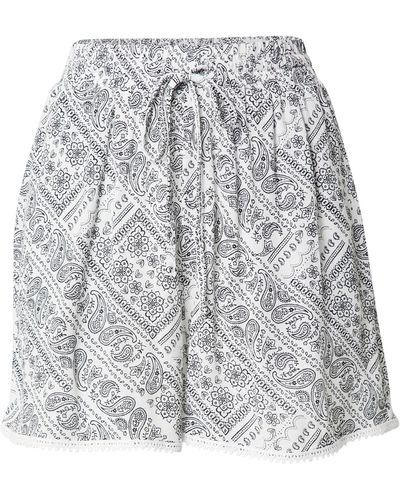 Vero Moda Shorts (1-tlg) Spitze - Weiß