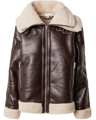 TOPSHOP Jacke - Braun