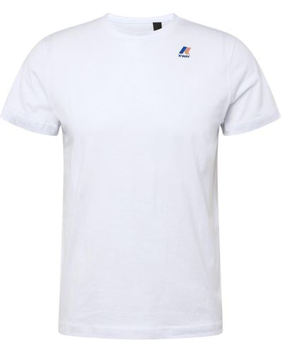 K-Way T-shirt 'le vrai edouard' - Weiß