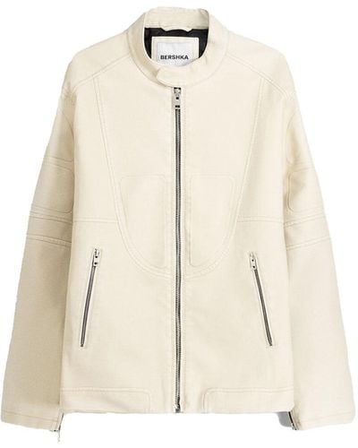 Bershka Jacke - Natur