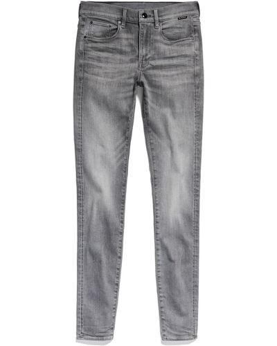 G-Star RAW Skinny-fit-Jeans (1-tlg) Plain/ohne Details - Grau