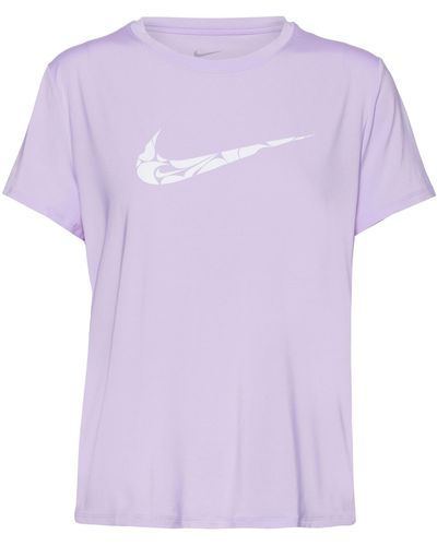 Nike Funktionsshirt 'one swsh hbr' - Lila