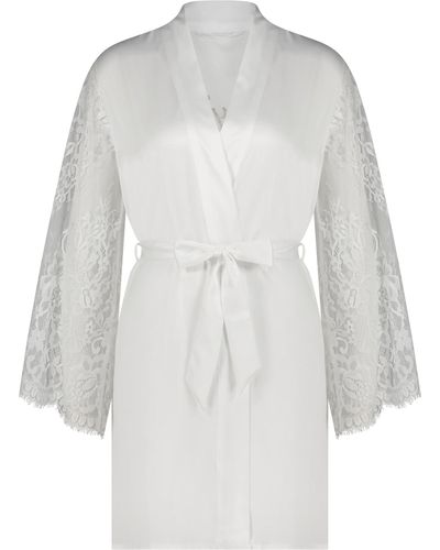 Hunkemöller Kimono 'bride' - Weiß