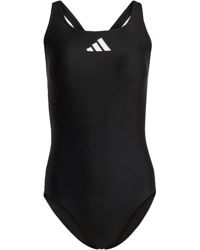 adidas 3 Bars Suit Swimsuit - Schwarz