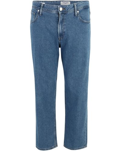 Jack & Jones Loose-fit-Jeans Chris (1-tlg) Plain/ohne Details - Blau