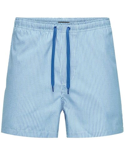 Only & Sons Badeshorts 'ted' - Blau