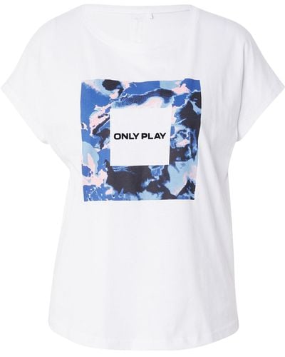 Only Play Sportshirt 'onpaub-sky' - Weiß