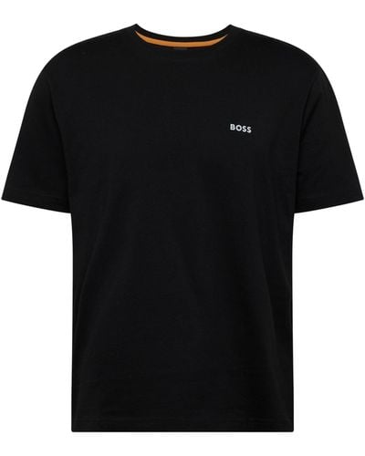 BOSS T-shirt 'coral' - Schwarz