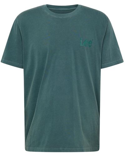 Lee Jeans T-shirt 'medium wobbly' - Grün
