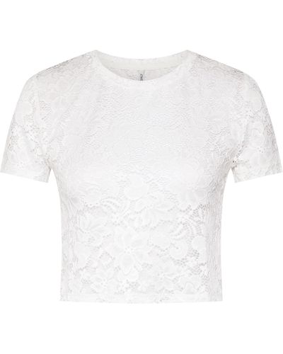 ONLY Shirt 'alba' - Weiß