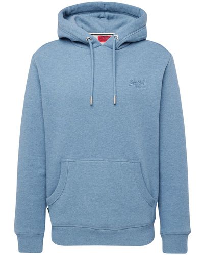 Superdry Sweatshirt 'essential' - Blau