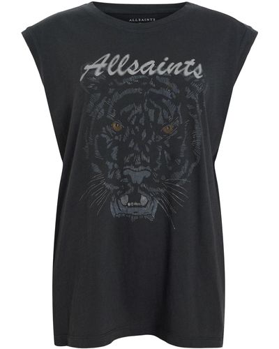 AllSaints T-shirt 'hunter brooke' - Schwarz
