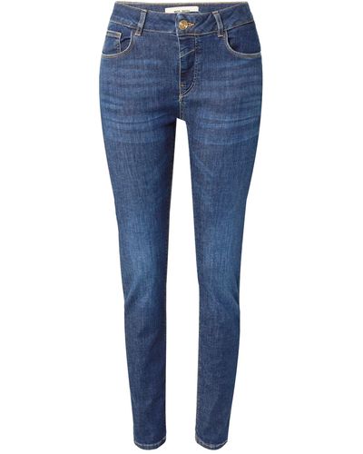 Mos Mosh Slim-fit-Jeans (1-tlg) Plain/ohne Details - Blau
