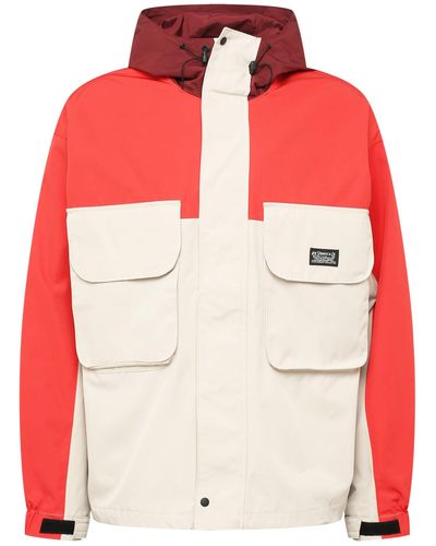 Levi's Übergangsjacke 'bartlett utility jacket' - Rot