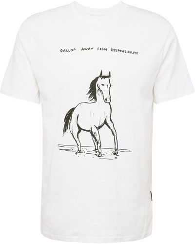Dedicated T-shirt 'stockholm no responsibility' - Weiß