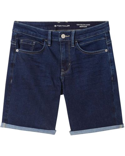 Tom Tailor Shorts 'alexa' - Blau