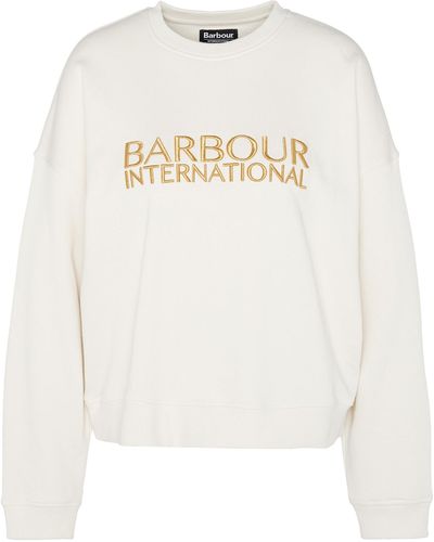 Barbour Sweatshirt 'carla' - Weiß
