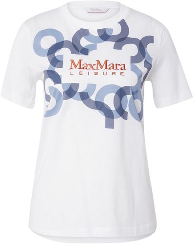 Max Mara T-shirt 'obliqua' - Weiß