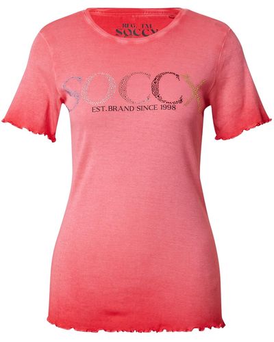SOCCX T-shirt 'holly' - Pink