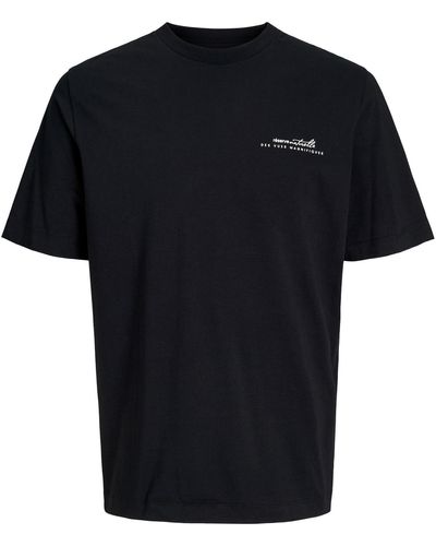 Jack & Jones T-Shirt Troy (1-tlg) - Schwarz