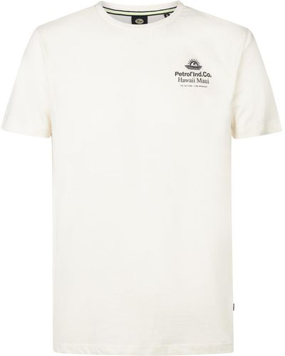 Petrol Industries T-shirt 'radient' - Weiß
