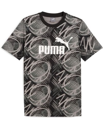 PUMA Sportshirt 'power' - Grau